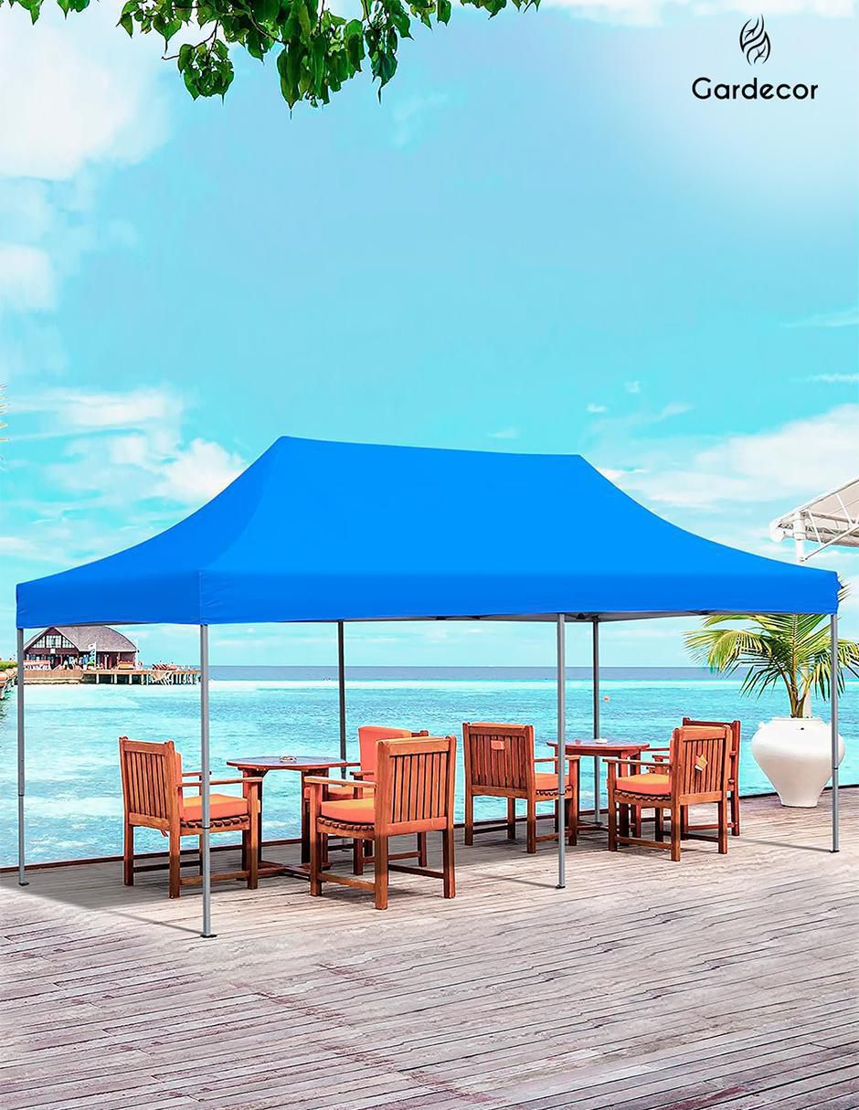 Toldo plegable jardín 6
